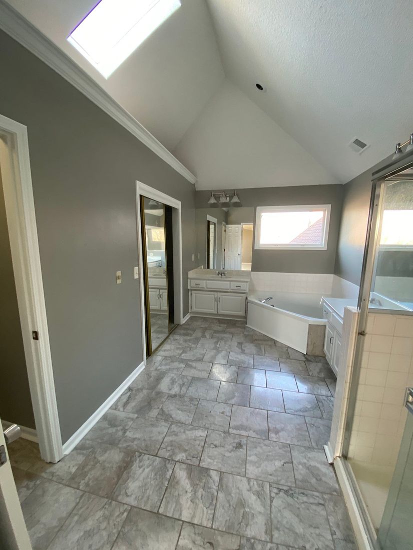 Cabinet Painting project by Lathian Painting Company